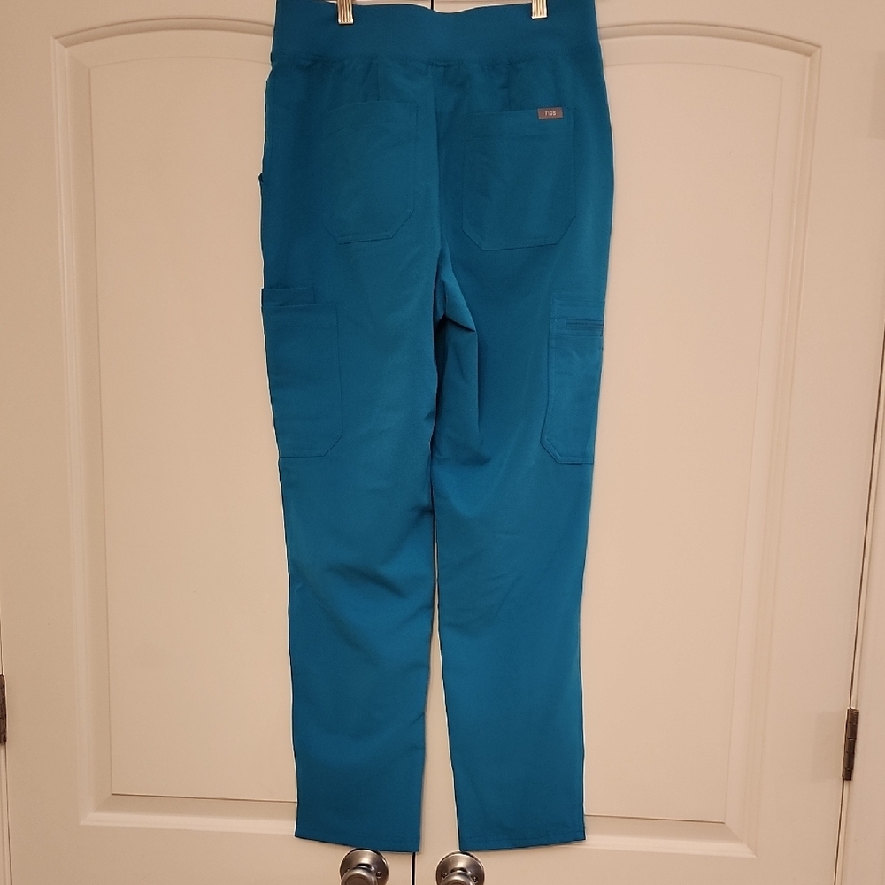 Figs Blue Women's Joggers with Drawstring - Picture 3 of 4